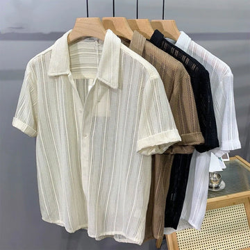 Breeze Knit Summer Shirt - Trend Vibes