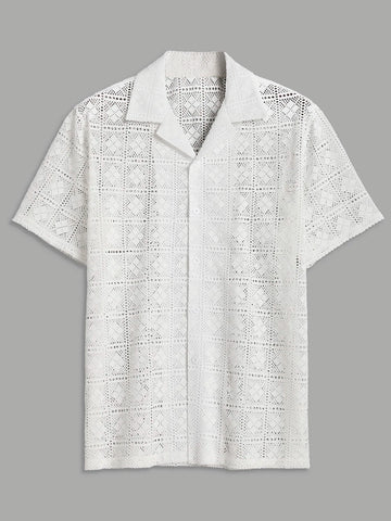 AURORA Diamond Mesh Shirt - Trend Vibes
