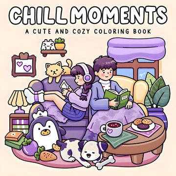 Chill Moments™ Cozy Coloring Book