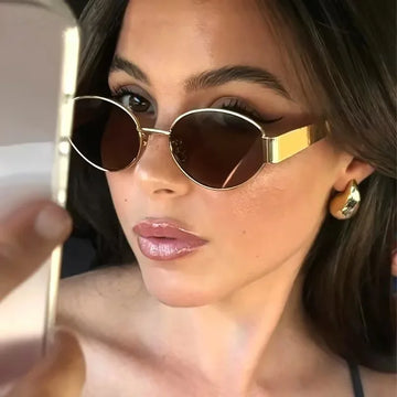 OroOval™ Metal Sunglasses