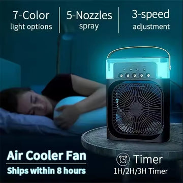BrisaLux™ - 3-in-1 Portable Fan