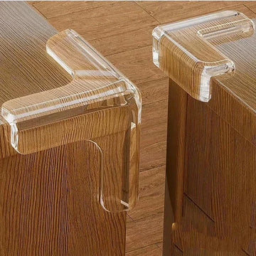 4/10 peças de proteção de canto anticolisão para crianças, protetor de canto de silicone para segurança de bebês, mesa macia e transparente