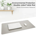 1 Pcs Large Size 600*300mm Office Desk Protector Mat PU Leather Waterproof Mouse Pad Desktop Keyboard Desk Pad Gaming Mousepad - Trend Vibes - 