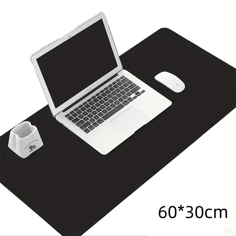 1 Pcs Large Size 600*300mm Office Desk Protector Mat PU Leather Waterproof Mouse Pad Desktop Keyboard Desk Pad Gaming Mousepad - Trend Vibes - 