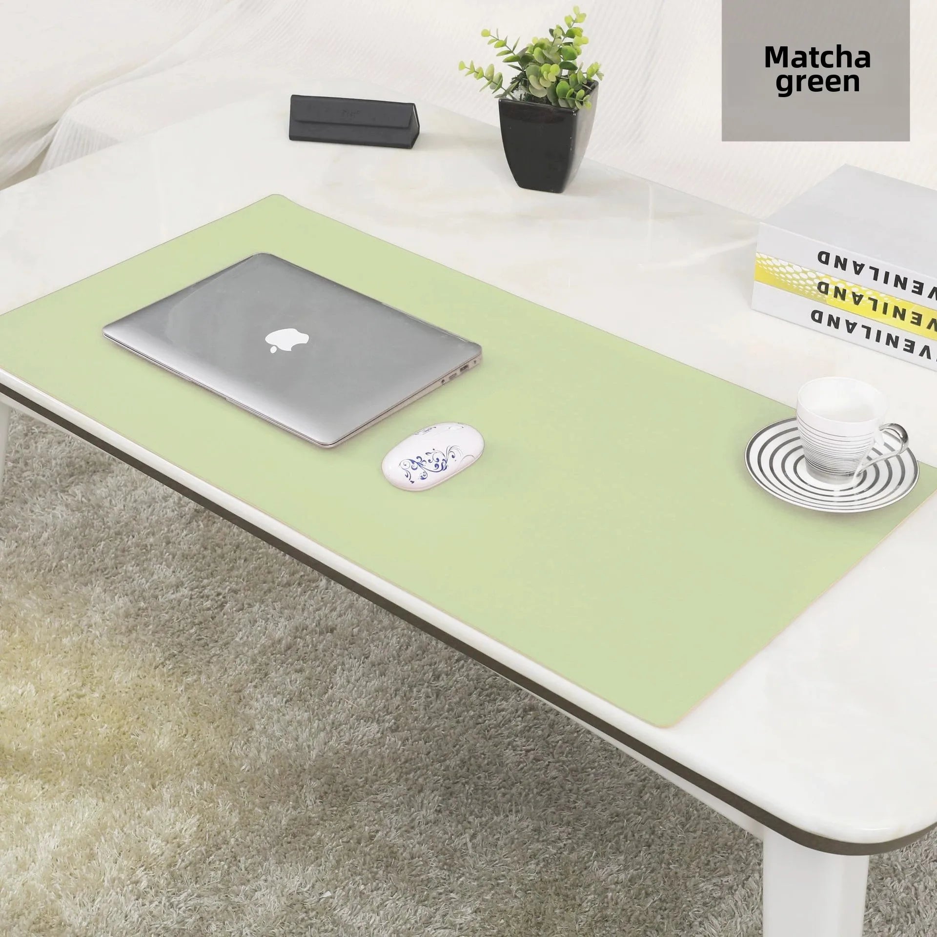 1 Pcs Large Size 600*300mm Office Desk Protector Mat PU Leather Waterproof Mouse Pad Desktop Keyboard Desk Pad Gaming Mousepad - Trend Vibes - 