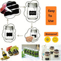 120Pcs/Roll 3 Styles Removable Blackboard Stickers With Erasable Pen Waterproof Chalkboard Labels 1.4*2.2in for Home & Kitchen - Trend Vibes - 