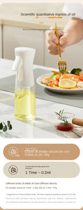 1Pc 200/300/500 ML Oil Spray Pot Kitchen Household Edible Olive Oil Spray Bottle Atomized Misty Oil Tank Air Fryer Spray Bottle - Trend Vibes - 