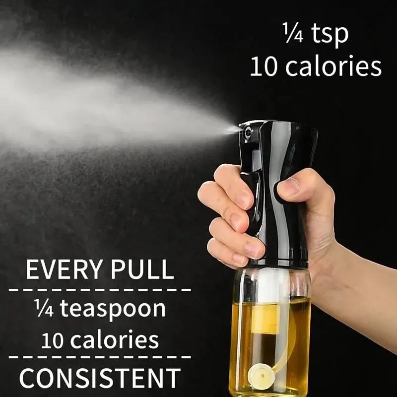 1Pc 200/300/500 ML Oil Spray Pot Kitchen Household Edible Olive Oil Spray Bottle Atomized Misty Oil Tank Air Fryer Spray Bottle - Trend Vibes - 