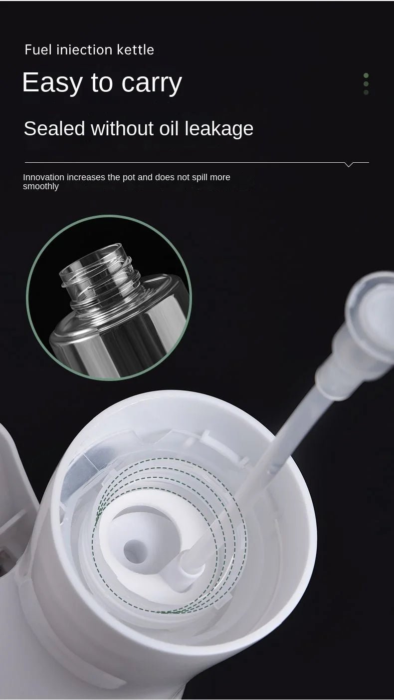 1Pc 200/300/500 ML Oil Spray Pot Kitchen Household Edible Olive Oil Spray Bottle Atomized Misty Oil Tank Air Fryer Spray Bottle - Trend Vibes - 