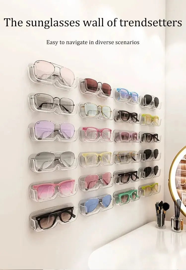 1pc Glasses Storage Rack Wall Mounted Sunglasses Sunglasses Display Props Myopia Glasses Frame Display Rack - Trend Vibes - 