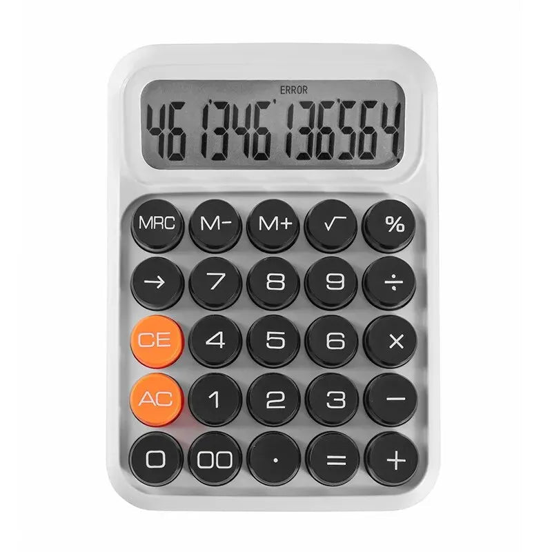 1pc Keyboard Calculator Office 12 - digit Mechanical Calculator Cute Candy Color Calculator Desktop Stationery - Trend Vibes - 
