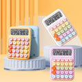 1pc Keyboard Calculator Office 12 - digit Mechanical Calculator Cute Candy Color Calculator Desktop Stationery - Trend Vibes - 