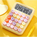 1pc Keyboard Calculator Office 12 - digit Mechanical Calculator Cute Candy Color Calculator Desktop Stationery - Trend Vibes - 