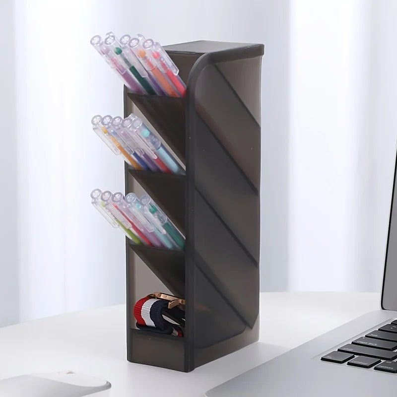 1pc Multi - Layer Pen Holder & Cosmetic Brush Storage Holder - Perfect for Office & School Supplies - Trend Vibes - 