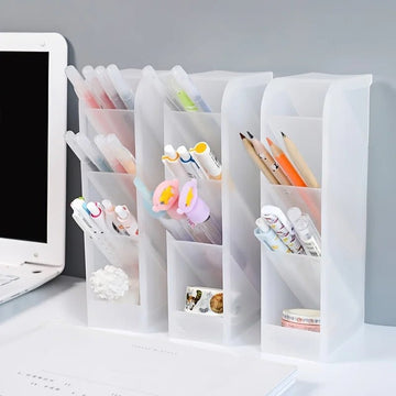 1pc Multi - Layer Pen Holder & Cosmetic Brush Storage Holder - Perfect for Office & School Supplies - Trend Vibes - 