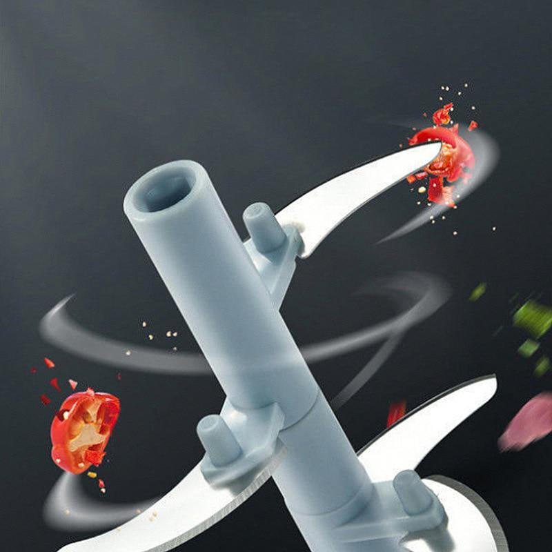500/900ML Manual Meat Mincer Garlic Chopper Rotate Garlic Press Crusher Vegetable Onion Cutter Kitchen Cooking Accessories - Trend Vibes - 