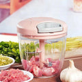 500/900ML Manual Meat Mincer Garlic Chopper Rotate Garlic Press Crusher Vegetable Onion Cutter Kitchen Cooking Accessories - Trend Vibes - 