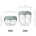 500/900ML Manual Meat Mincer Garlic Chopper Rotate Garlic Press Crusher Vegetable Onion Cutter Kitchen Cooking Accessories - Trend Vibes - 