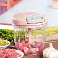 500/900ML Manual Meat Mincer Garlic Chopper Rotate Garlic Press Crusher Vegetable Onion Cutter Kitchen Cooking Accessories - Trend Vibes - 
