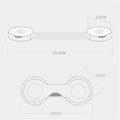 6PCS Baby Cabinet Locks Strap Drawer Lock Child Anti Opening Refrigerator Lock Home Baby Anti Pinch Safety Protection Buckle - Trend Vibes - 