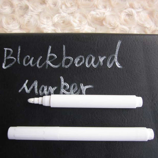 3/5/10/12 peças/conjunto de giz líquido branco caneta apagável marcador para janelas de vidro quadro negro eletrônico janela caneta branca