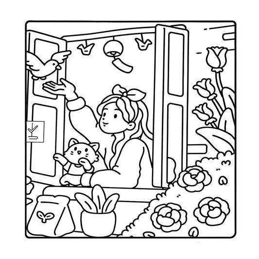 Chill Moments™ Cozy Coloring Book