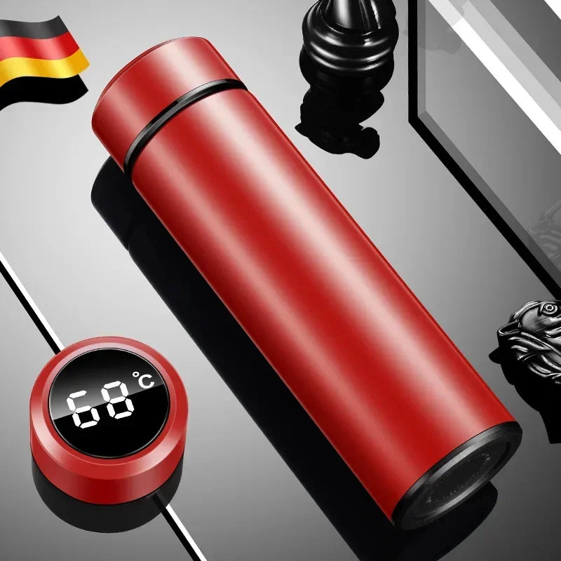 Intelligent Temperature Display Thermal Mug 304 Stainless Steel Thermos Bottle Long-lasting Heat Preservation Cute Water Bottle - Trend Vibes