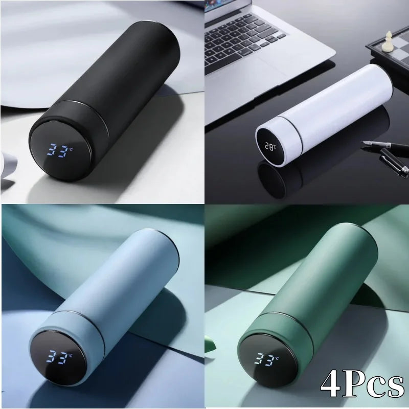 Intelligent Temperature Display Thermal Mug 304 Stainless Steel Thermos Bottle Long-lasting Heat Preservation Cute Water Bottle - Trend Vibes