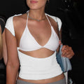Luna Backless Crop Top - Trend Vibes