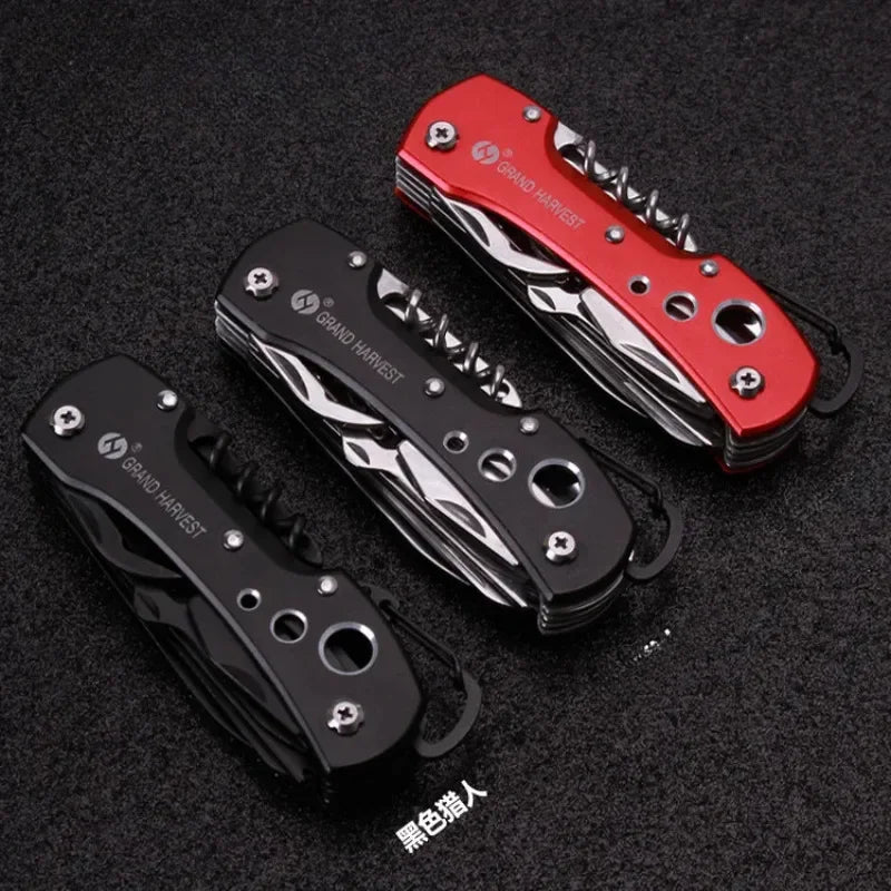 GrandHarvest 11-in-1 Tactical Folding Knife - Trend Vibes