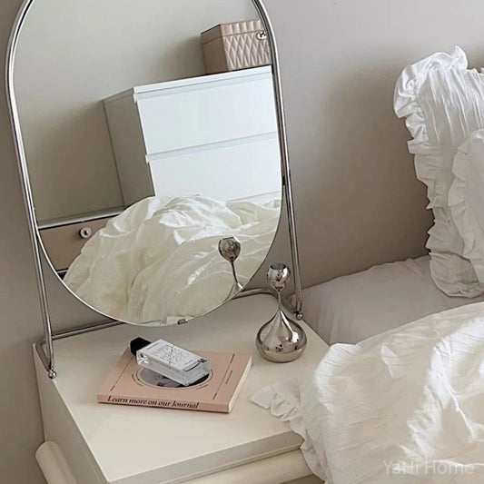 Lustré™ Oval Rotating Vanity Mirror
