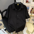 Monaco Jacquard Camp Shirt - Trend Vibes