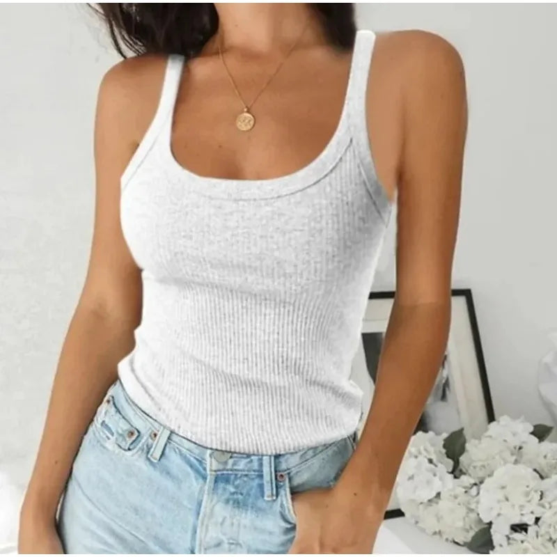 Essential Ribbed Tank - Trend Vibes