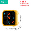 3 in 1 Tic-Tac-Toe Game Handheld Puzzle Game Console Electronic Children's Electronic Toys Chess Board Game Kids Creative Gifts - Trend Vibes