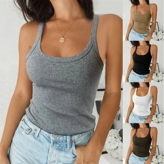 Essential Ribbed Tank - Trend Vibes