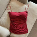 RucheEase Built-In Bra Cami - Trend Vibes