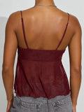 Midnight Bloom Crop Cami - Trend Vibes