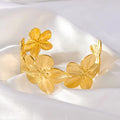 Blossom Golden Cuff - Trend Vibes
