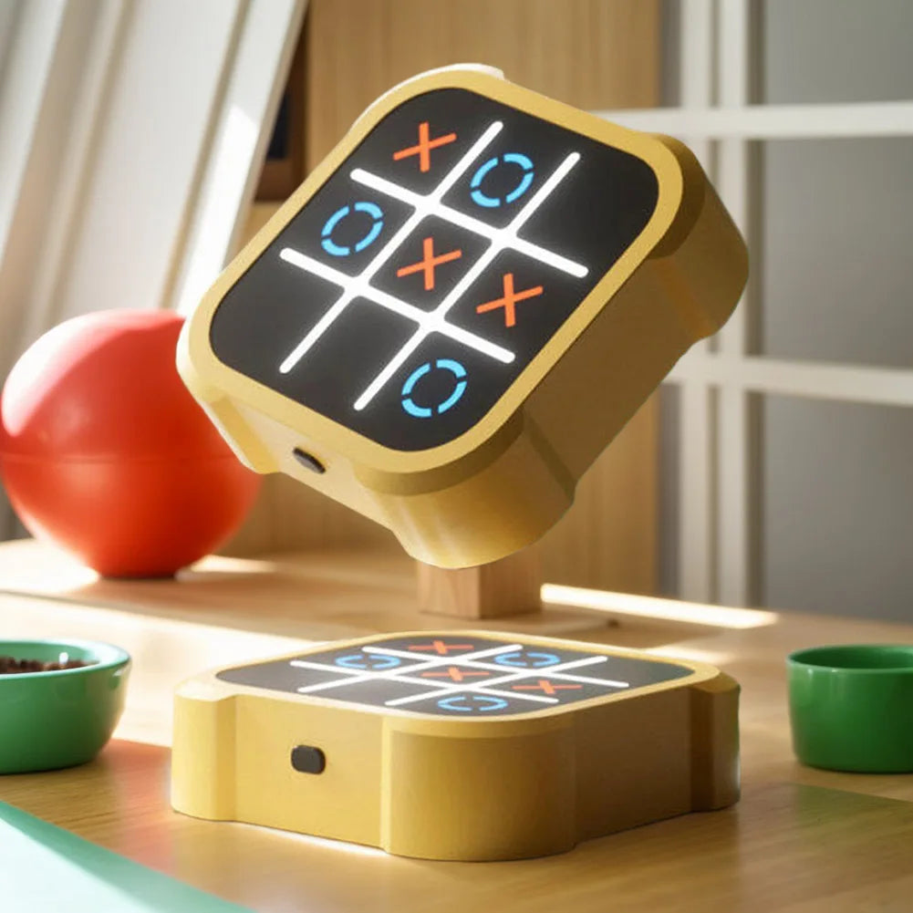 3 in 1 Tic-Tac-Toe Game Handheld Puzzle Game Console Electronic Children's Electronic Toys Chess Board Game Kids Creative Gifts - Trend Vibes