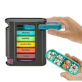 DoseDeck 28-Grid Pill Organizer – Weekly Pill Box with Removable Trays - Trend Vibes