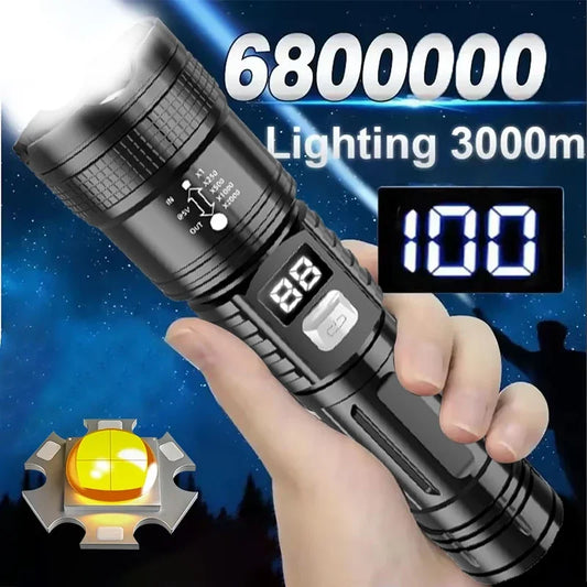 NovaBeam 6-Mode USB Rechargeable Flashlight - Trend Vibes