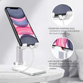 Desk Mobile Phone Holder Stand For IPhone IPad Xiaomi Adjustable Desktop Tablet Holder Universal Table Cell Phone Stand - Trend Vibes