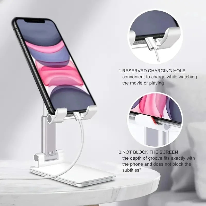 Desk Mobile Phone Holder Stand For IPhone IPad Xiaomi Adjustable Desktop Tablet Holder Universal Table Cell Phone Stand - Trend Vibes