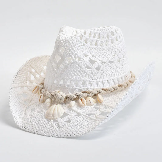 Coastal Shell Weave Hat - Trend Vibes