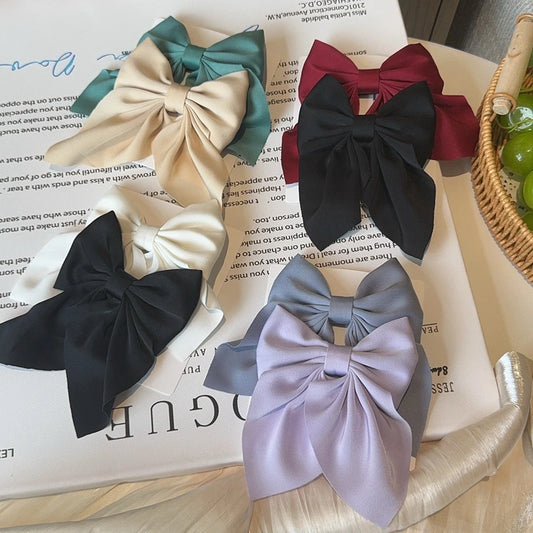 DuoBow™ Grosgrain Ribbon Hair Clips