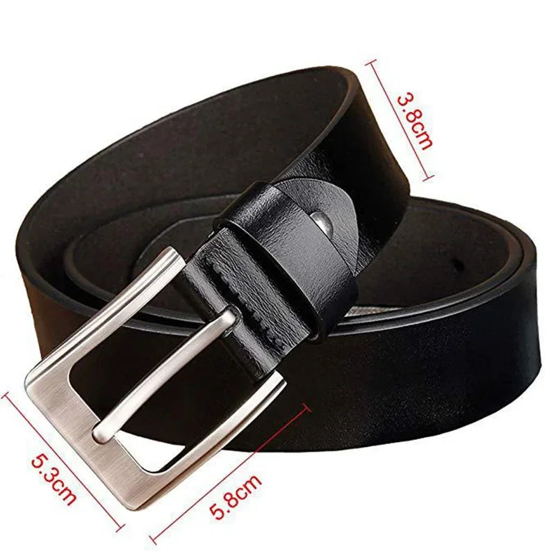 Monarch Full-Grain Leather Belt - Trend Vibes