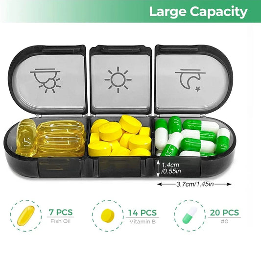 TriDay Stack Weekly Pill Organizer - Trend Vibes