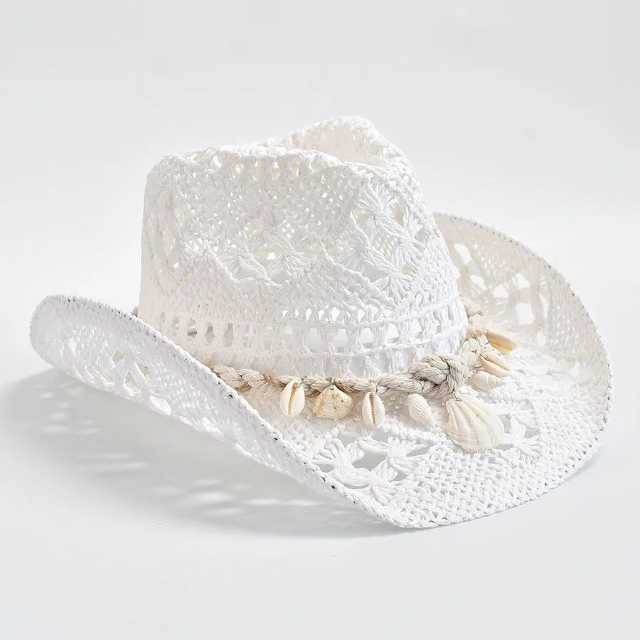 Coastal Shell Weave Hat - Trend Vibes