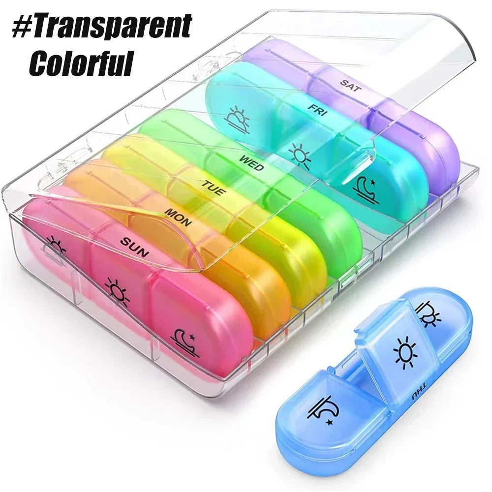 TriDay Stack Weekly Pill Organizer - Trend Vibes