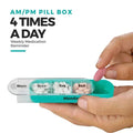 DoseDeck 28-Grid Pill Organizer – Weekly Pill Box with Removable Trays - Trend Vibes
